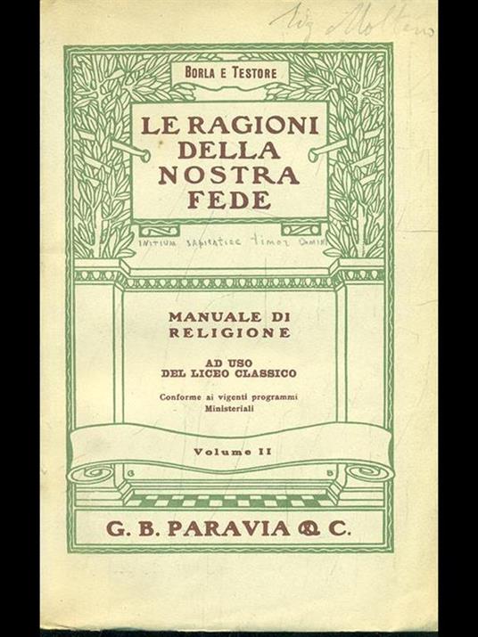 Le ragioni della nostra fede Vol. 2 - Cesario Borla,Celestino Testore - 8