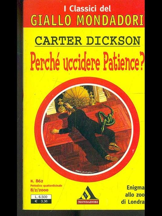 Perché uccidere Patience?  - John D. Carr - 8