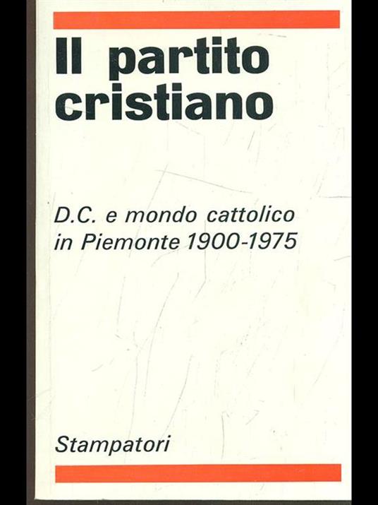 Il partito cristiano - copertina