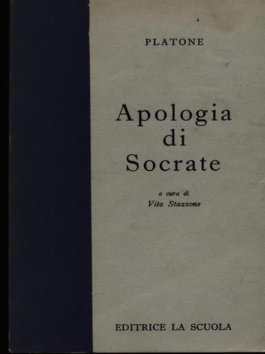 Apologia di Socrate - Platone - copertina