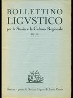 Bollettino linguistico per la storia e la cultura regionale n. 12