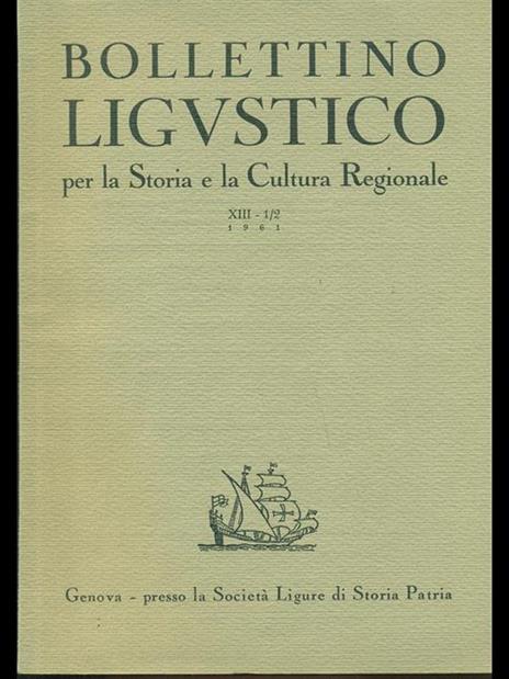 Bollettino linguistico per la storia e la cultura regionale n. 13 - 9