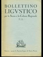 Bollettino linguistico per la storia e la cultura regionale n. 12 3/4