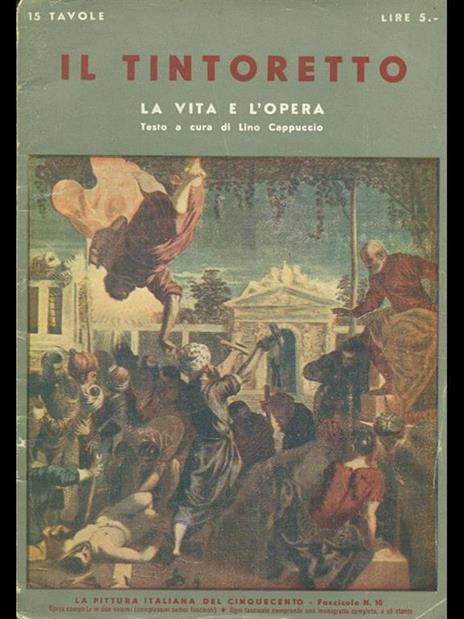 Il Tintoretto - Lino Cappuccio - copertina