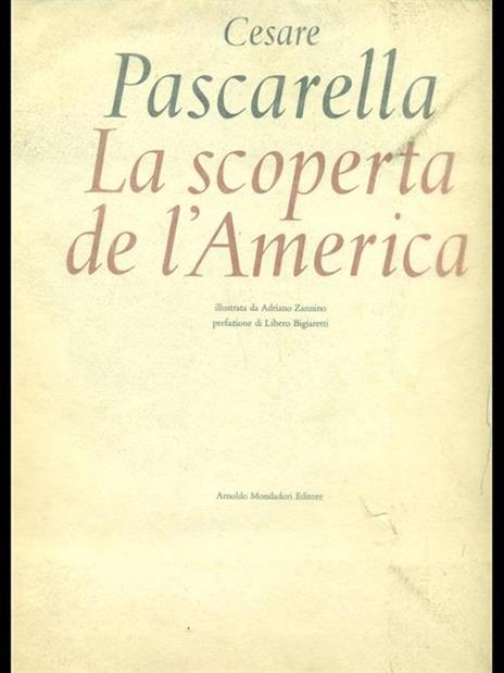 La scoperta de l'America - Cesare Pascarella - copertina