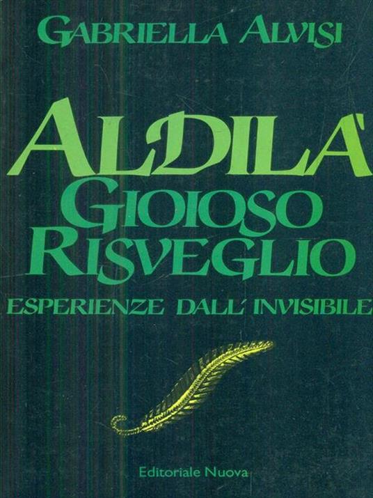 Aldilà gioioso risveglio - Gabriella Alvisi - copertina