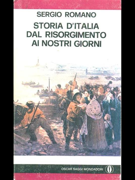 Storia d'Italia dal Risorgimento ai nostri giorni - Sergio Romano - copertina