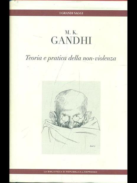 Teoria e pratica della non-violenza - Mohandas Karamchand Gandhi - copertina