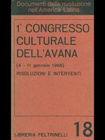 1 congresso culturale dell'Avana