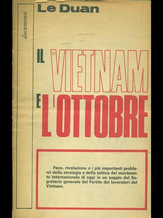 Il Vietnam e l'ottobre - Le Duan - 2