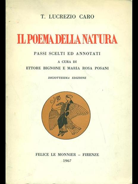 Il poema della natura - Tito Lucrezio Caro - 10