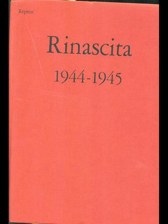 Rinascita 1944-1945 - copertina