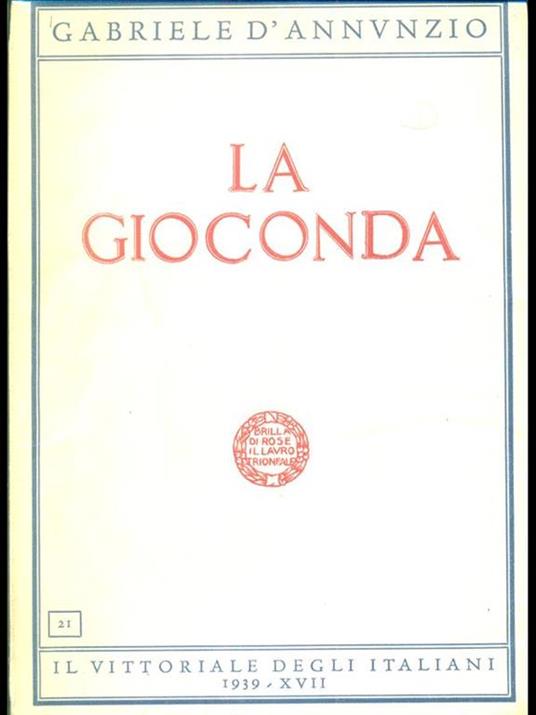 La gioconda - Gabriele D'Annunzio - 2