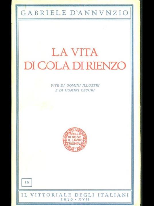 La vita di Cola di rienzo - Gabriele D'Annunzio - 4