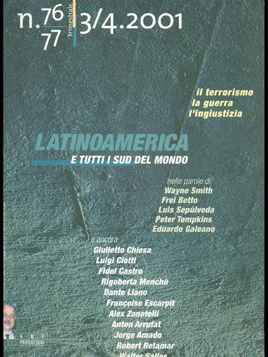 Latinoamerica e tutti i sud del mondo n. 3/4 2001 - 5