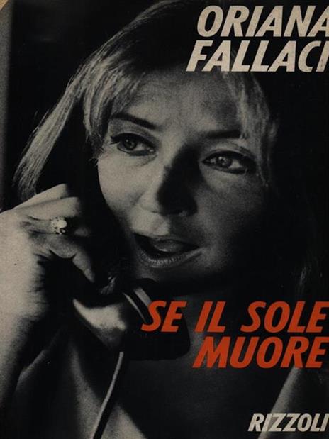 Se il sole muore - Oriana Fallaci - copertina