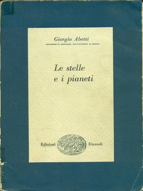 Le  stelle e i pianeti - Giorgio Abetti - 3