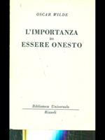 L' importanza di essere onesto