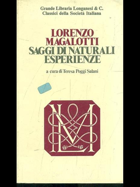 Saggi di naturali esperienze - Lorenzo Magalotti - 5