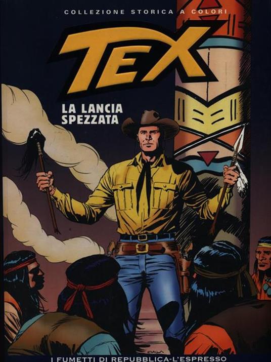 Tex. La lancia spezzata - Gianluigi Bonelli - copertina