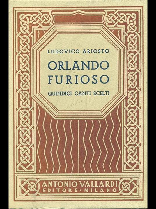 Orlando furioso. Quindici canti scelti - Ludovico Ariosto - copertina