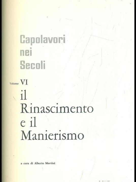 Capolavori nei secoli. Vol. VI - Alberto Martini - copertina