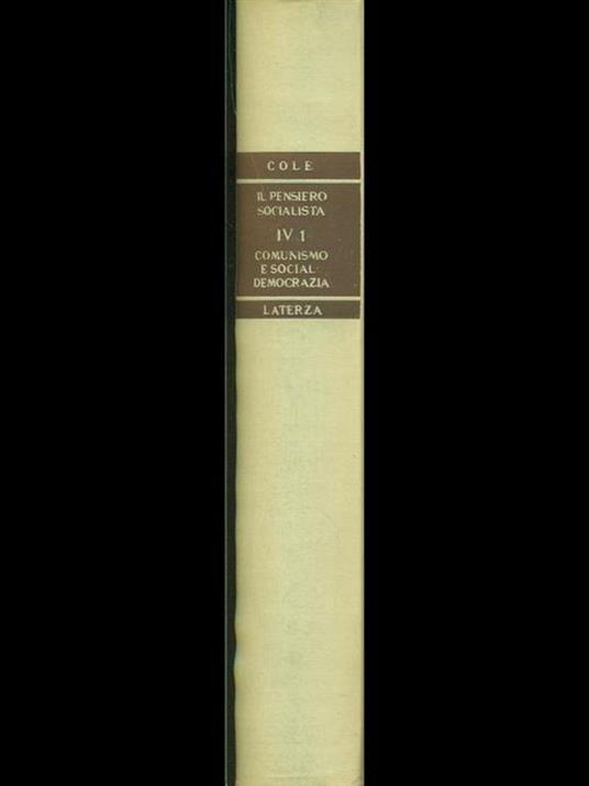 Comunismo e Socialdemocrazia parte prima - George Douglas Howard Cole - 2