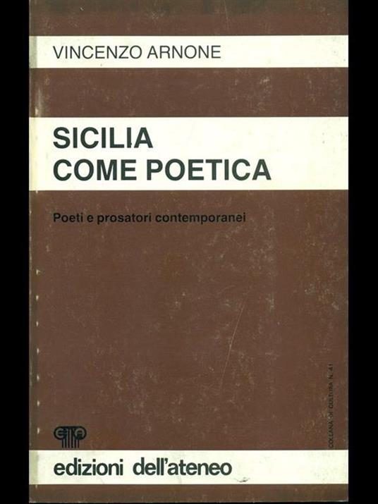 Sicilia come poetica - Vincenzo Arnone - 2