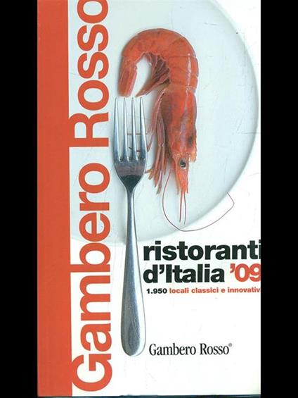 Ristoranti d'Italia del Gambero Rosso 2010 - copertina