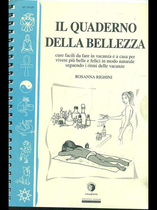 Il quaderno della bellezza - Rosanna Righini - copertina