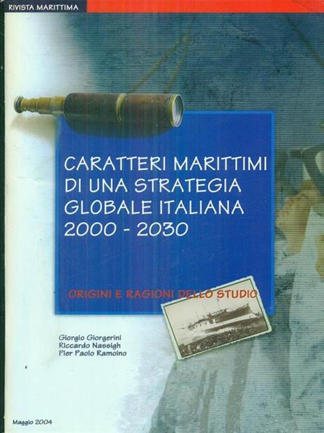 Caratteri marittimi di una strategia globale italiana 2000-2030 - copertina