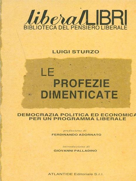 Le profezie dimenticate - Luigi Sturzo - 3