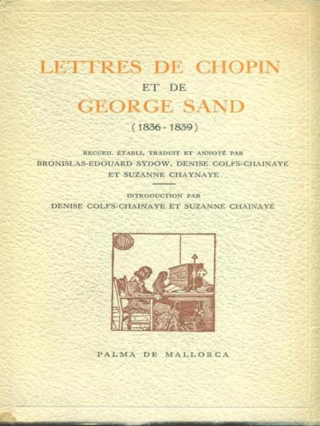 Lettres de Chopin et de GeorgeSand - copertina