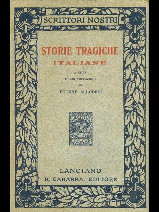 Storie tragiche italiane - 2