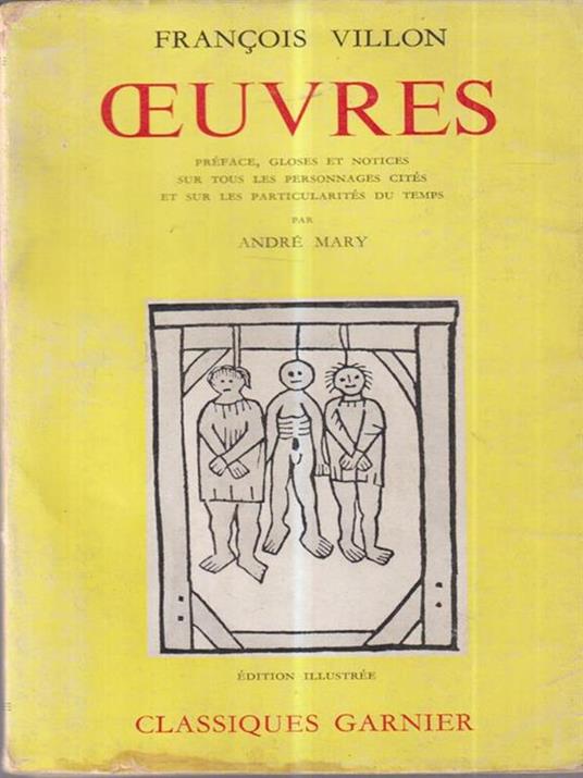 Oeuvres - François Villon - copertina