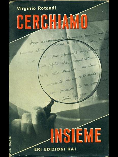 Cerchiamo insieme - Virginio Rotondi - copertina