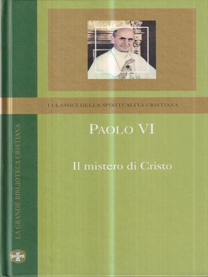 Il mistero di Cristo - Paolo VI - copertina