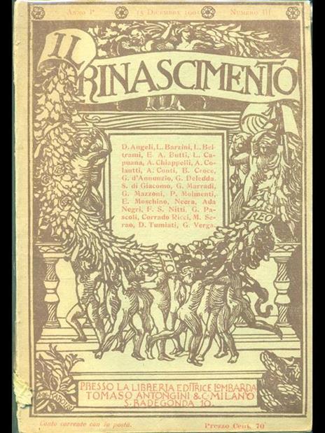 Il Rinascimento. anno I. 15 dicembre 1905/ numero III - 2