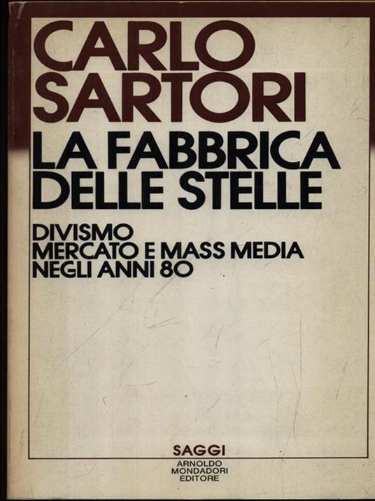 La fabbrica delle stelle - Carlo Sartori - copertina