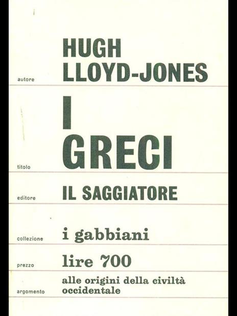 I greci - Hugh Lloyd-Jones - 3