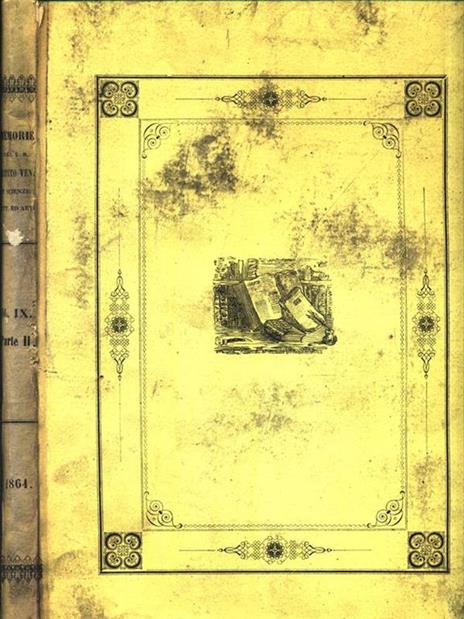 Memorie del R.Ist.Veneto di Scienze, Lettere ed Arti. Vol.IX,parte II - copertina