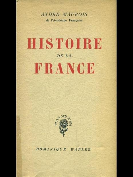 Histoire de la France - André Maurois - copertina