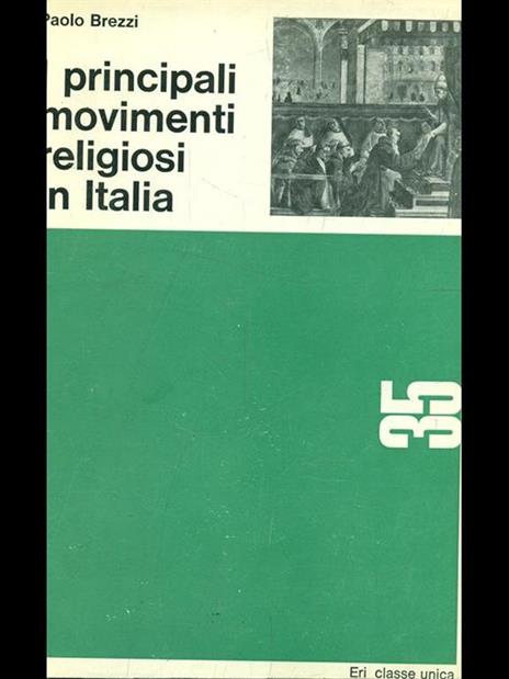 I principali movimenti religiosi in Italia - Paolo Brezzi - 4