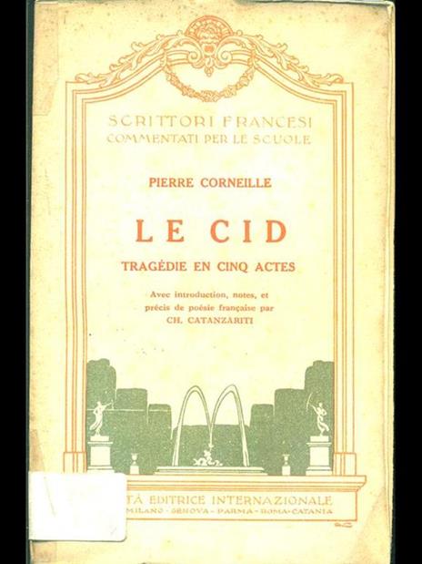 Le cid - Pierre Corneille - copertina