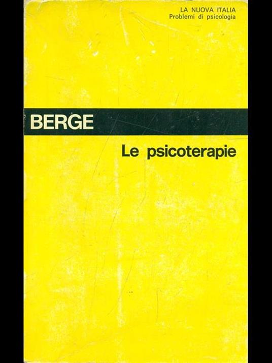 Le psicoterapie - André Berge - 8