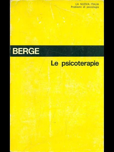 Le psicoterapie - André Berge - 3