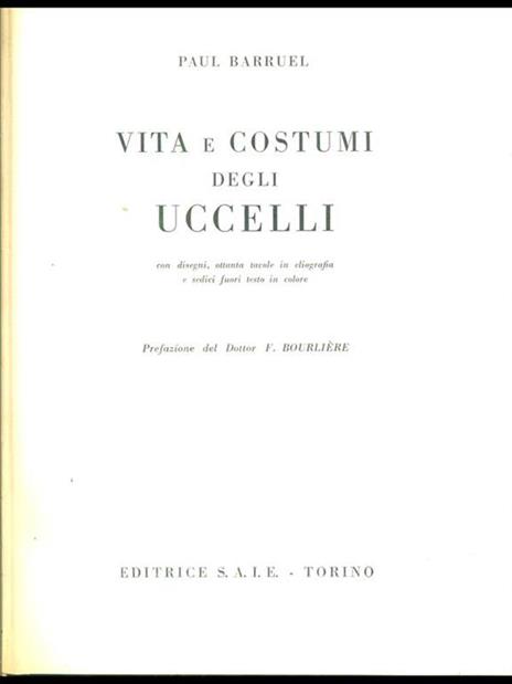 Vita e costumi degli uccelli - Paul Barruel - 3