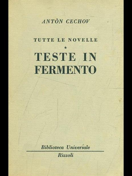 Teste in fermento - Anton Cechov - 3