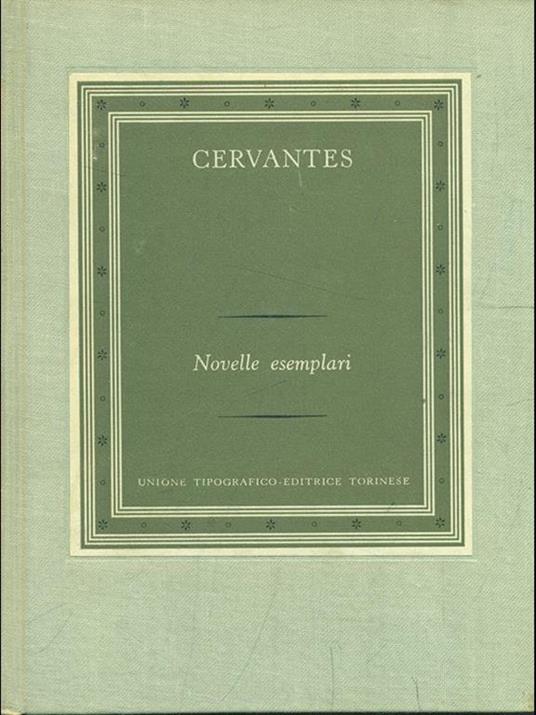 Novelle esemplari - Miguel de Cervantes - copertina