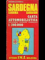 Sardegna. Carta automobilistica